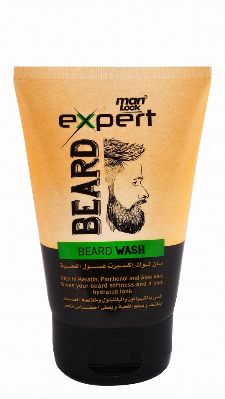 Man Look Expert Beard Wash with Keratin & Panthenol & Aloe Vera