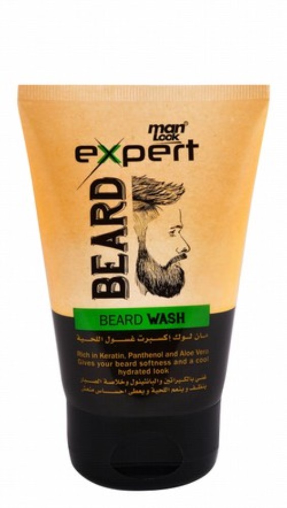Man Look Expert Beard Wash with Keratin & Panthenol & Aloe Vera