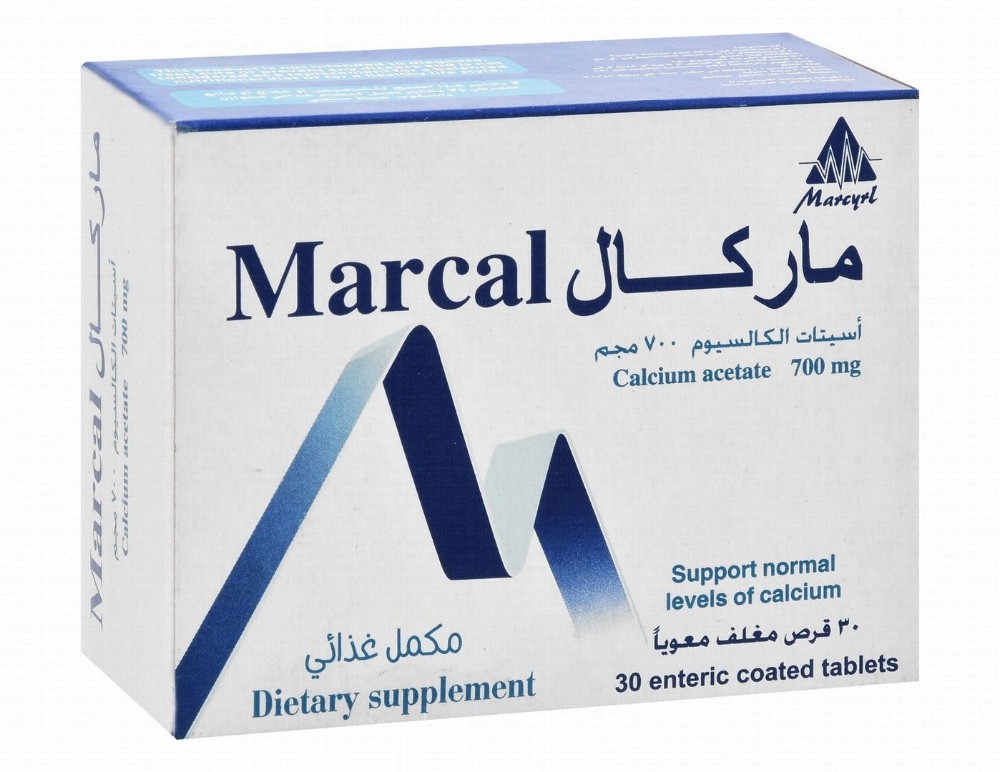 Marcal 700mg Calcium Acetate Supplement