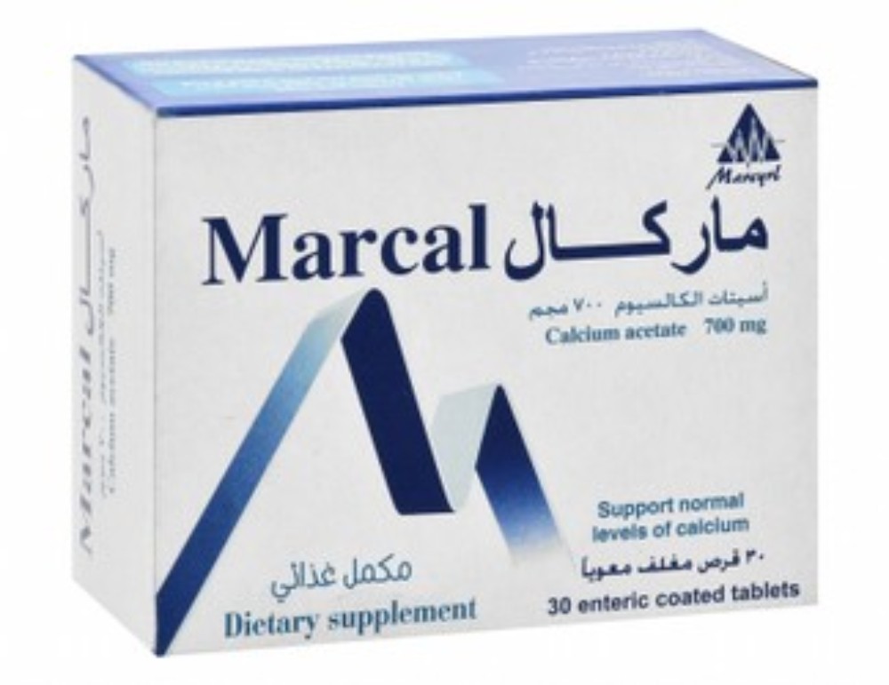 Marcal 700mg Calcium Acetate Supplement