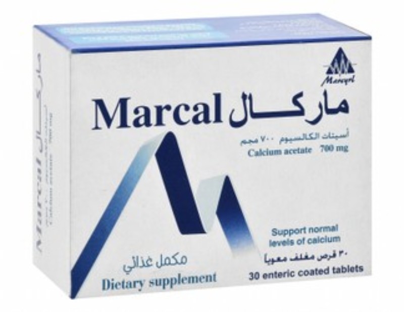 Marcal 700mg Calcium Acetate Supplement