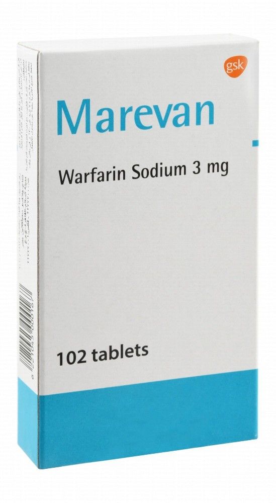 Marevan 3mg Warfarin Sodium