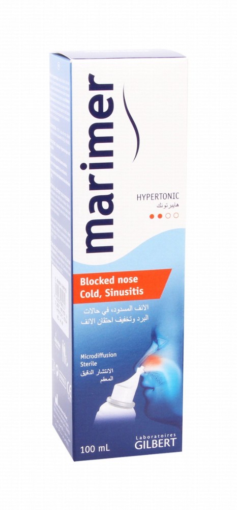 Marimer Hypertonic Microdiffusion Sterile for Blocked Nose, Cold & Sinusitis