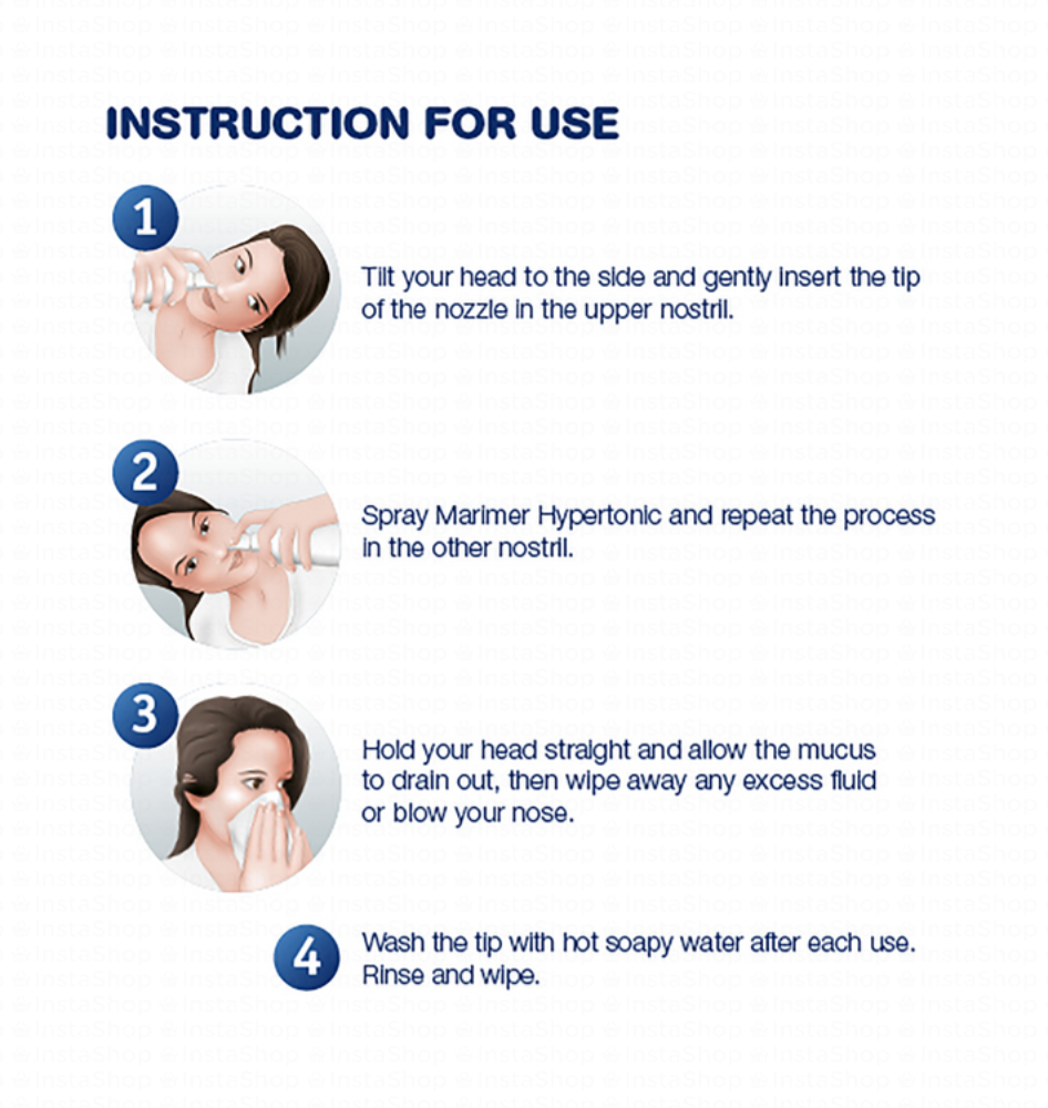 Marimer Hypertonic Microdiffusion Sterile for Blocked Nose, Cold & Sinusitis