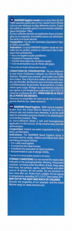 Marimer Isotonic Nasal Solution Spray with Sea Water