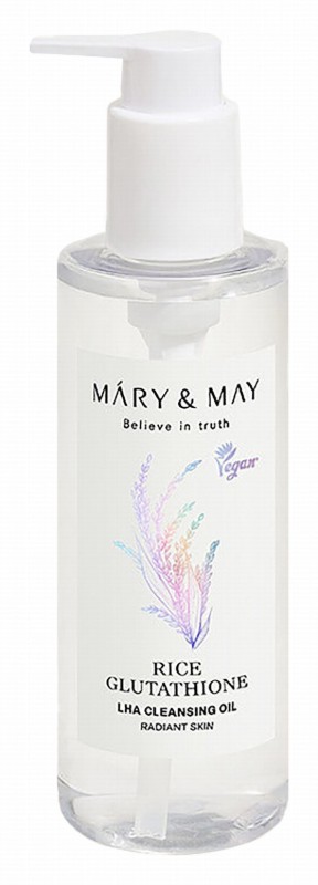 Mary & May Radiant Facial Cleansing Oil for Rice, Glutathione & LHA - vegan