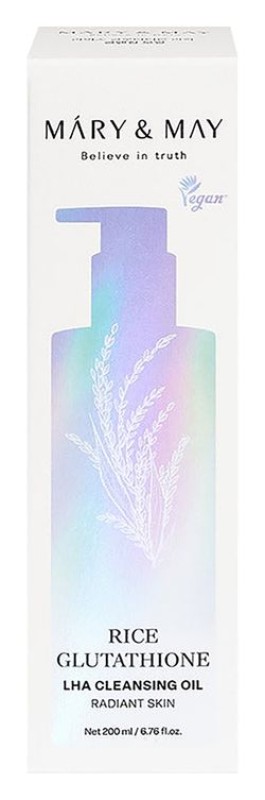 Mary & May Radiant Facial Cleansing Oil for Rice, Glutathione & LHA - vegan