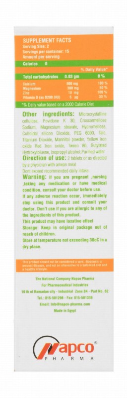 Maxical Plus 800mg Calcium Bones Support Supplement with Magnesium, Vitamin D & Zinc
