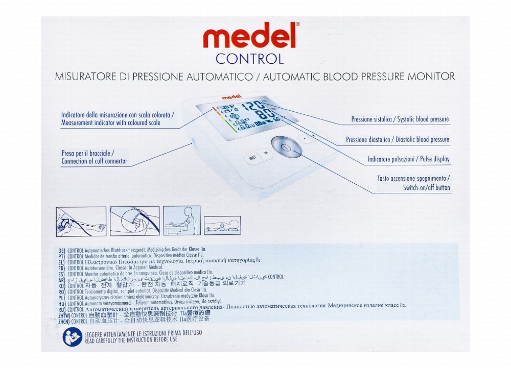 Medel Control Automatic Blood Pressure Monitor