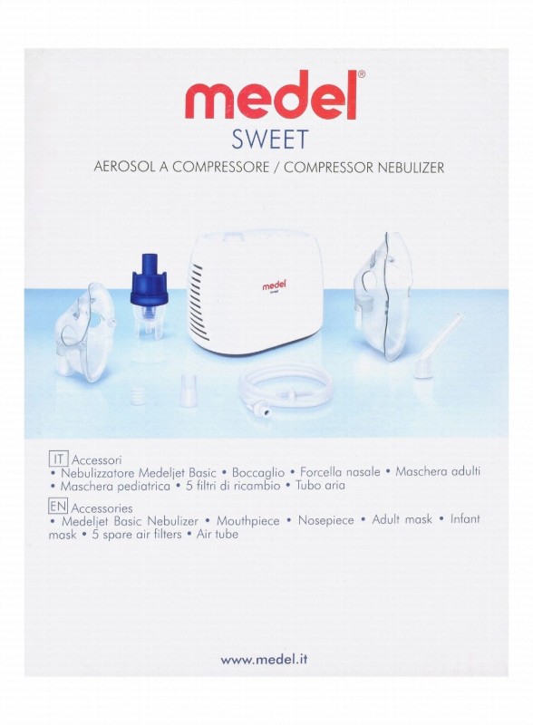 Medel Sweet White Compressor Nebulizer