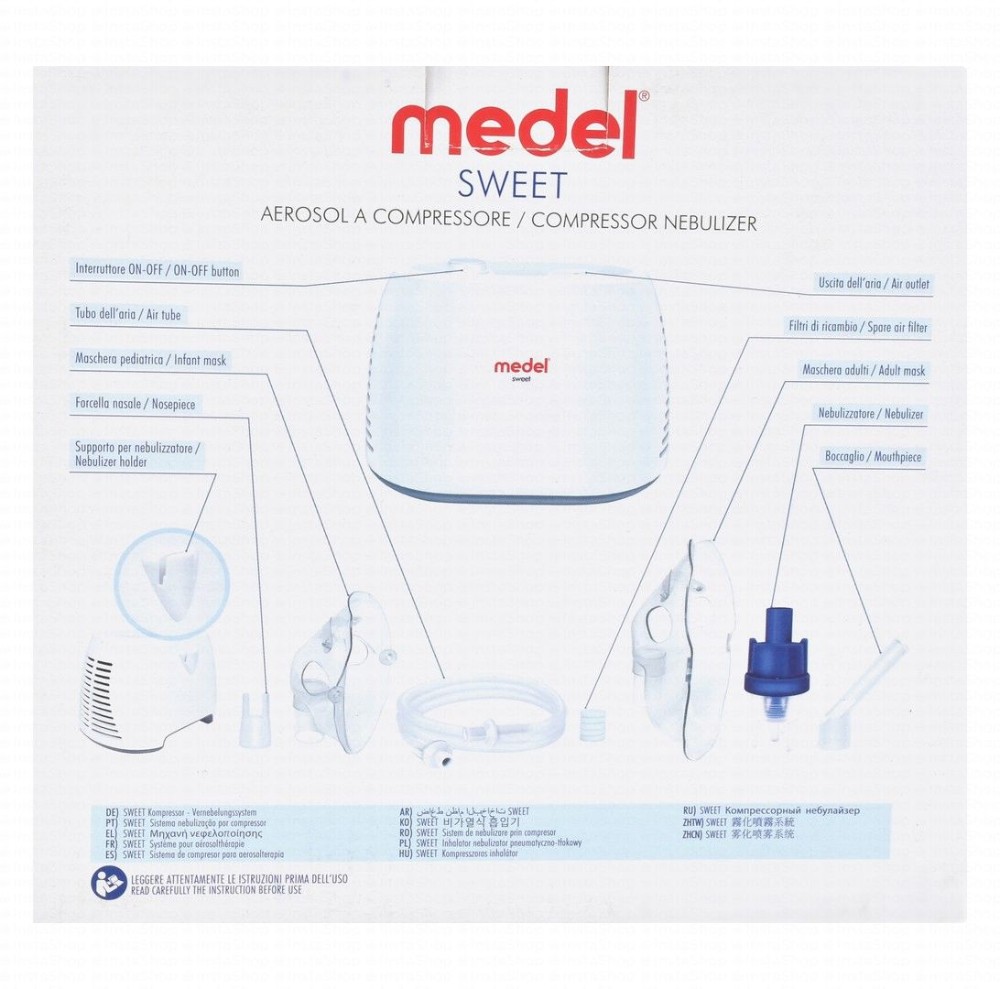 Medel Sweet White Compressor Nebulizer