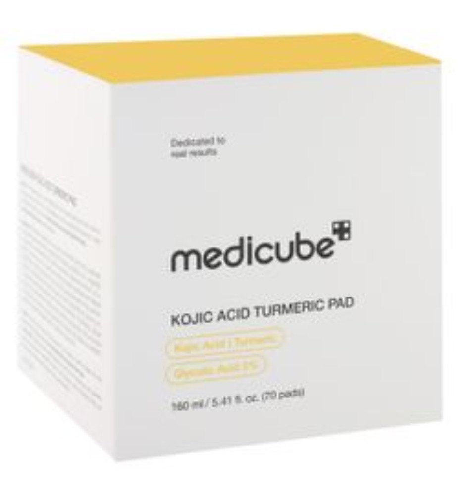 Medicube 3% Glycolic Acid Face Pads with Kojic Acid Turmeric