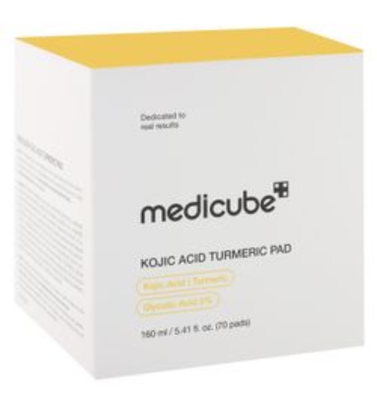 Medicube 3% Glycolic Acid Face Pads with Kojic Acid Turmeric