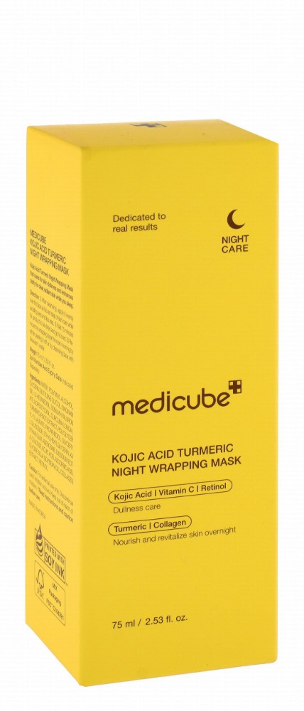 medicube Nourishing & Revitalizing Wrapping Facial Night Mask with Kojic Acid, Turmeric & Vitamin C