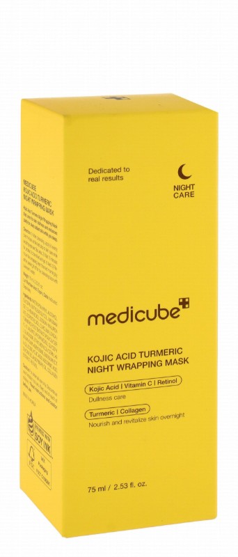 medicube Nourishing & Revitalizing Wrapping Facial Night Mask with Kojic Acid, Turmeric & Vitamin C