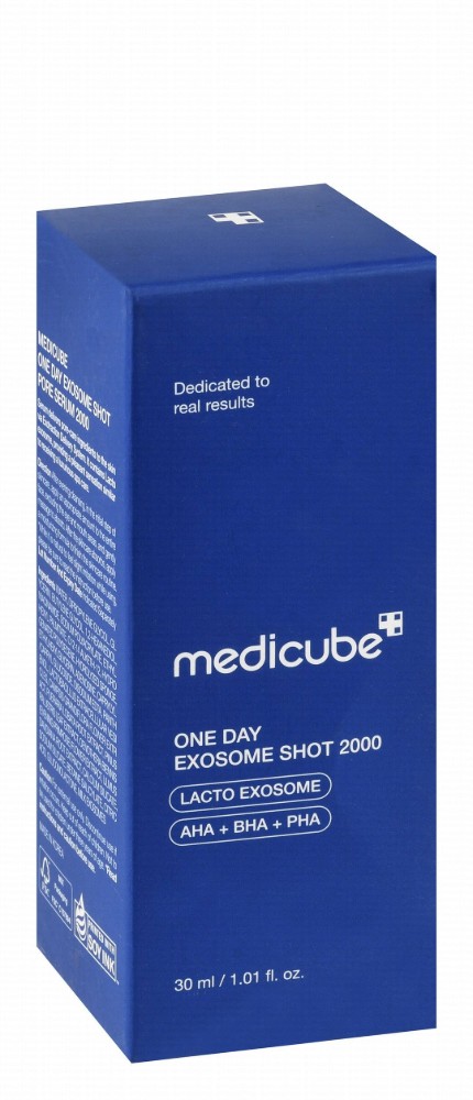 medicube One Day Exosome Shot 2000 Facial Serum with AHA, BHA & PHA
