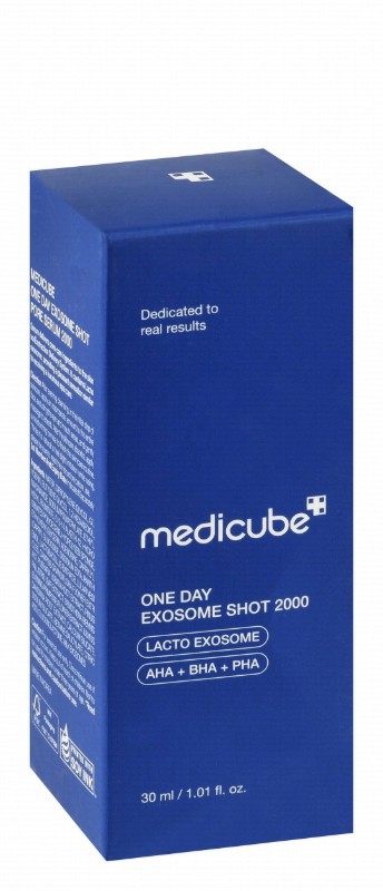 medicube One Day Exosome Shot 2000 Facial Serum with AHA, BHA & PHA