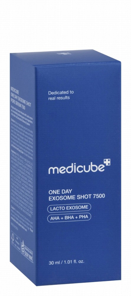 medicube One Day Exosome Shot 7500 Facial Serum with AHA, BHA & PHA
