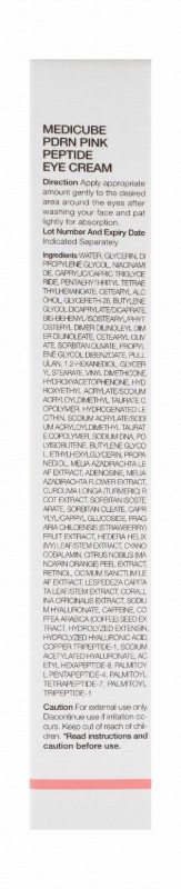 medicube PDRN Pink Peptide Reviving & Firming Eye Cream with Niacinamide for Tired Eyes