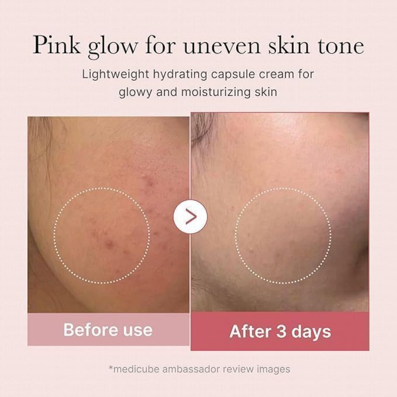medicube Plus Capsule Face Cream with PDRN, Pink Collagen & Niacinamide