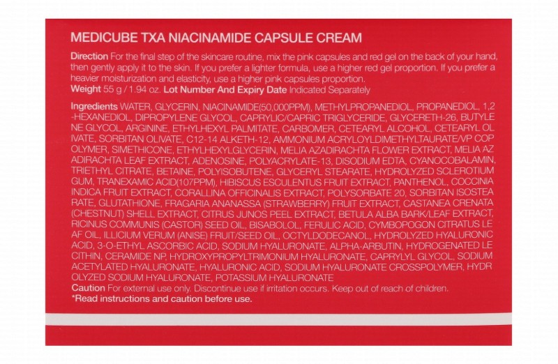 medicube Plus Capsule Face Cream with TXA & Niacinamide