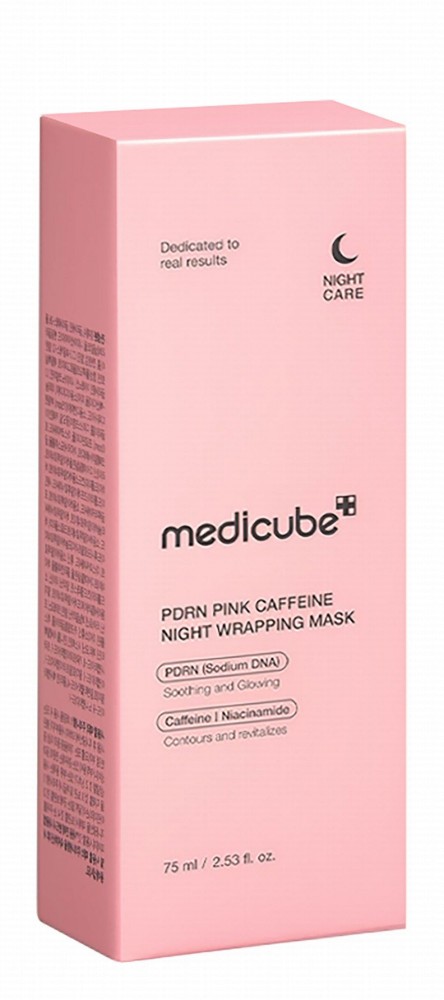 medicube Plus Revitalizing Wrapping Facial Night Mask with PDRN, Pink Caffeine & Niacinamide