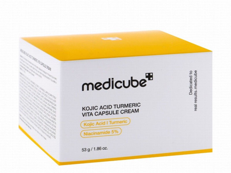 medicube Plus Vita Capsule Face Cream with Kojic Acid, Turmeric & Niacinamide