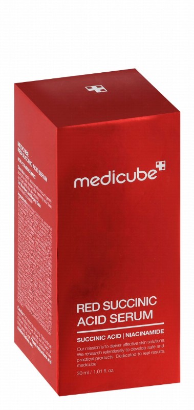 medicube Red Facial Serum with Succinic Acid & Niacinamide - non comedogenic