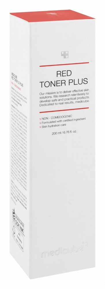 medicube Red Toner Plus - non comedogenic