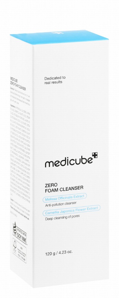 medicube Zero Facial Foaming Cleanser with Melissa Officinalis & Camellia Japonica Flower Extracts