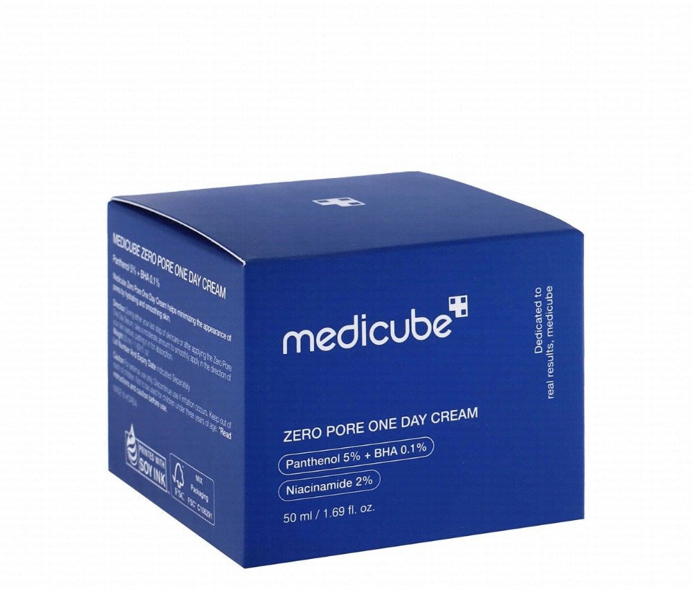 medicube Zero Pore One Day Facial Cream with BHA, Panthenol & Niacinamide