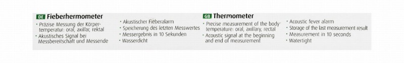 Medisana Flex Fieberthermometer - White, TM 700