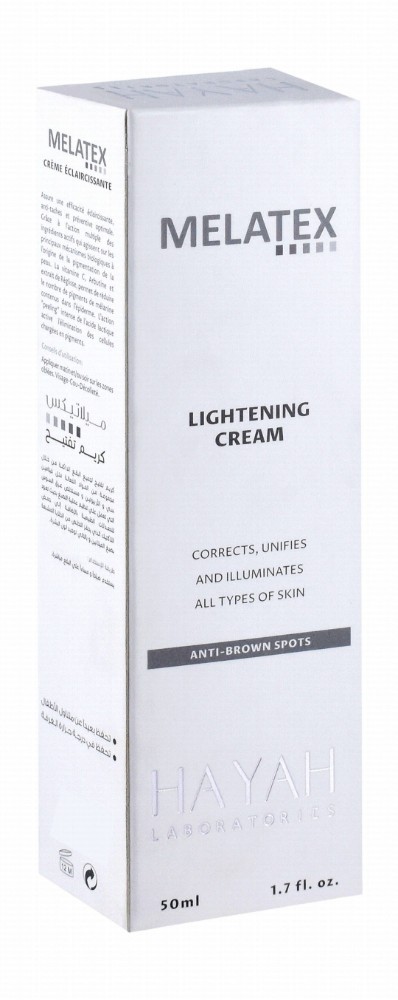 Melatex Anti-Brown Spots Lightening Cream for All Skin Types