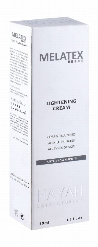 Melatex Anti-Brown Spots Lightening Cream for All Skin Types