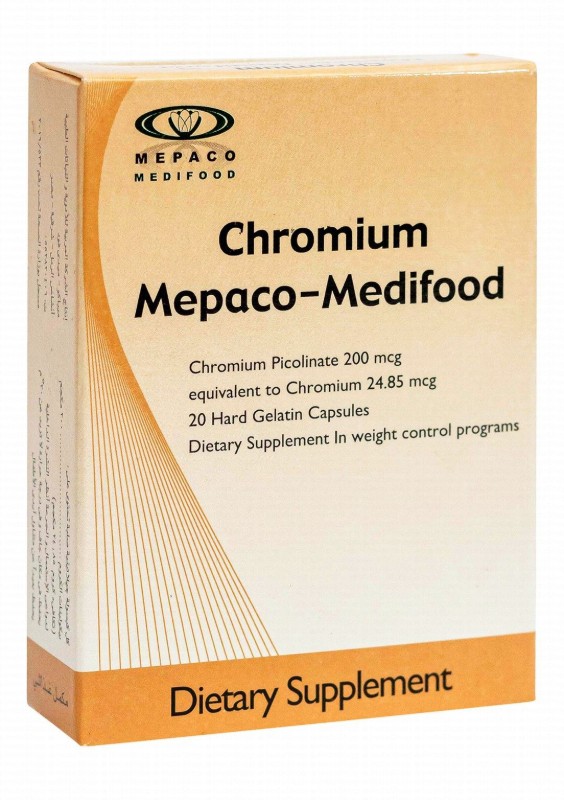 Mepaco Chromium Picolinate 200mcg Supplement for Weight Control