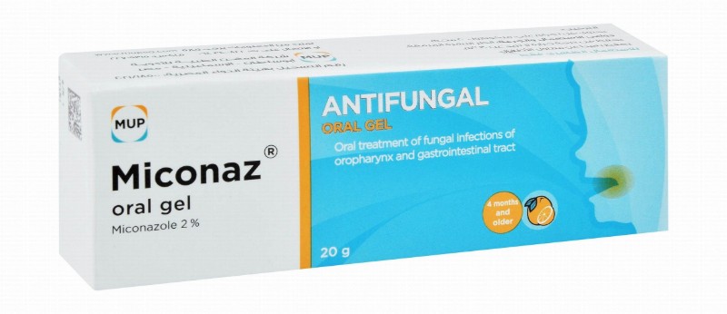 Miconaz 2% Miconazole Oral Gel Orange Flavor