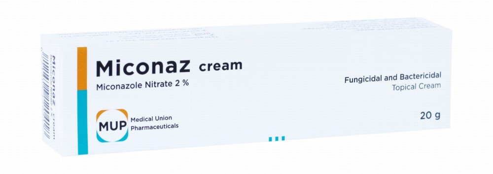 Miconaz Fungicidal & Bactericidal Topical Cream with 2% Miconazole Nitrate
