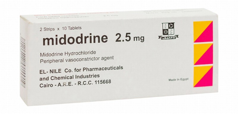 Midodrine 2.5mg Midodrine Hydrochloride Peripheral Vasconstrictor Agent