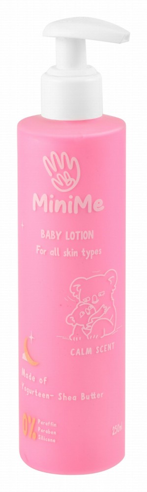 MiniMe Baby Lotion Calm Scent with Yogurt & Shea Butter for All Skin Types - paraffin free, parabens free, silicone free
