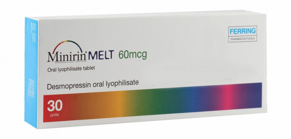 Minirin Melt 60mcg Desmopressin Oral Lyophilisate