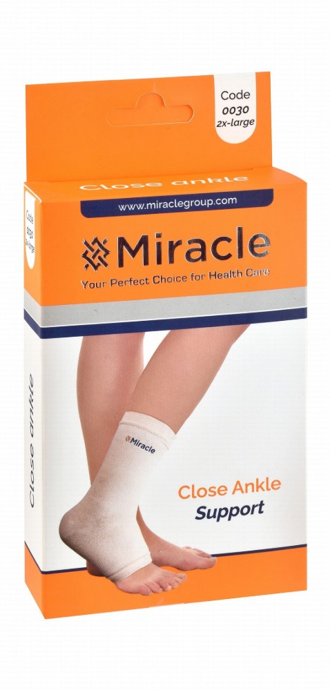 Miracle 0030 2XL Elastic Closed Ankle Support (26-28cm)