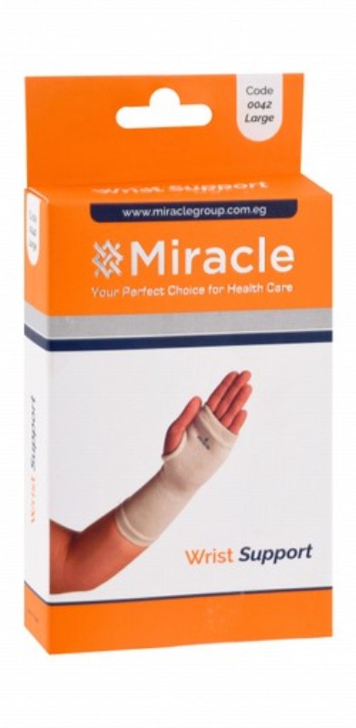 Miracle 0042 Large Cotton Wrist Support