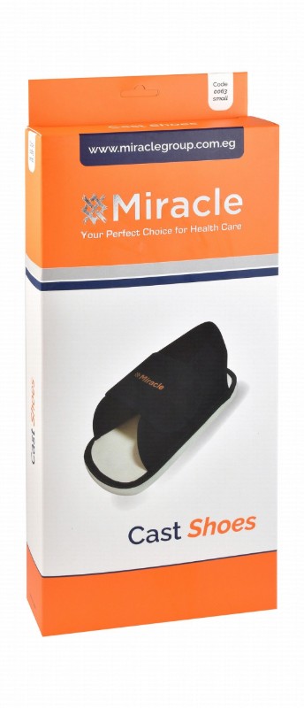 Miracle 0063 Small Black & White Cast Shoe (19-23cm)