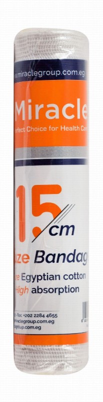 Miracle 15cm Gauze Bandage