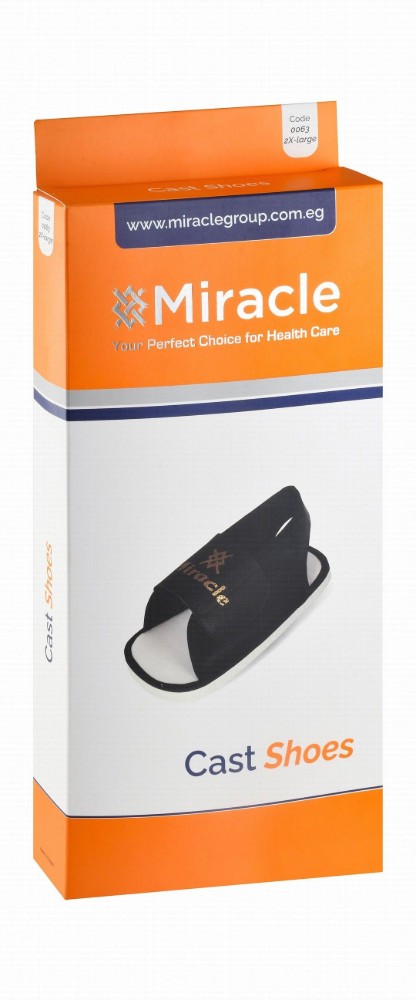 Miracle 2XL Black & White Cast Shoe (33-35.5cm)