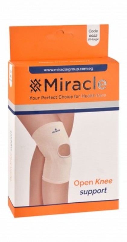 Miracle 2XL White Open Knee Support (46.9-51.9cm)