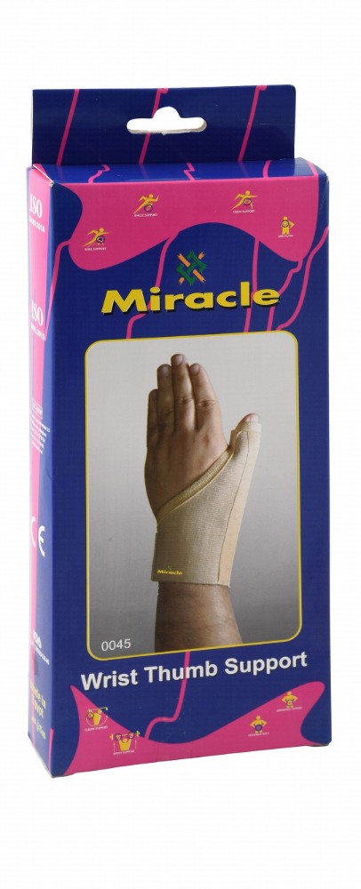 Miracle 3XL Beige 24cm Left Wrist & Thumb Support