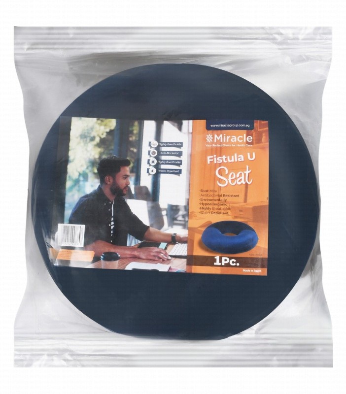 Miracle Blue Anti-Bacterial Donut Shaped Medical Seat Cushion