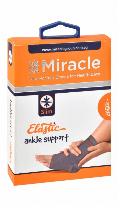Miracle E0030 3XL Slim Elastic Ankle Support (28-30cm)