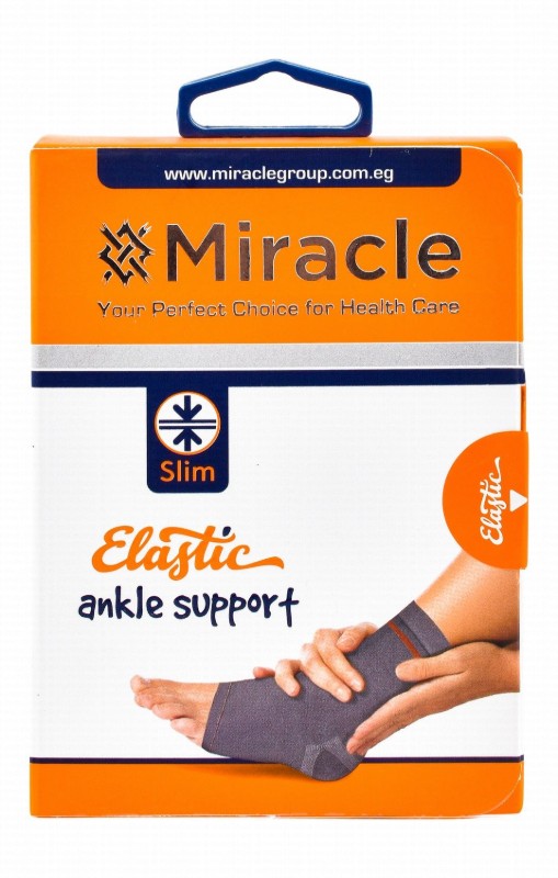 Miracle E0030 Slim 2XL Elastic Ankle Support (26-28cm)